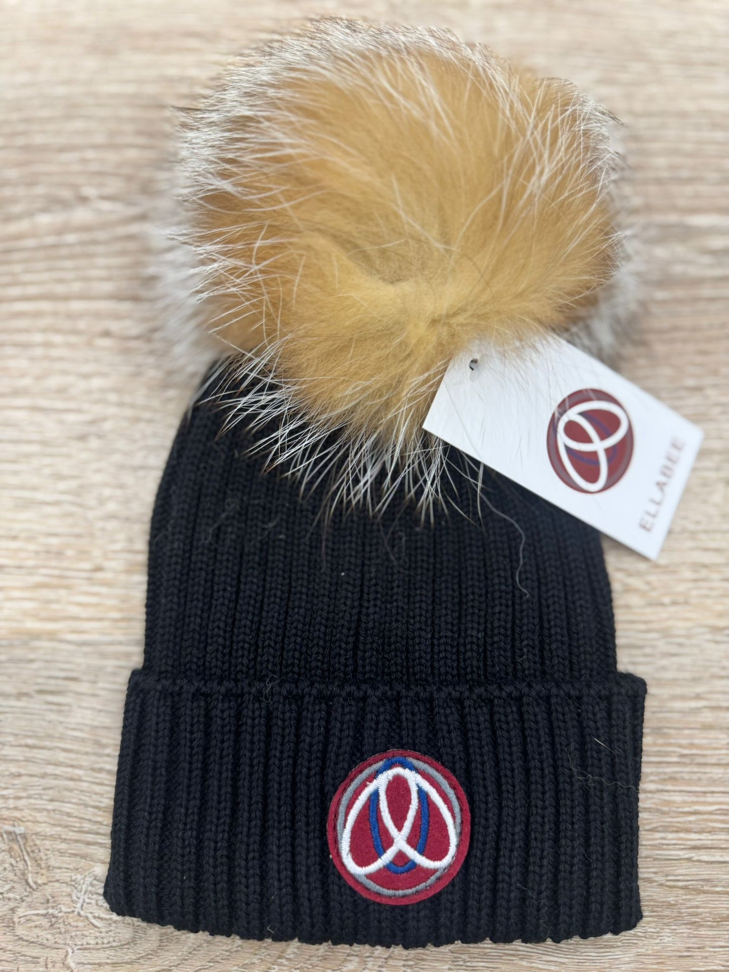 Ellabee Ribbed Fox Beanie