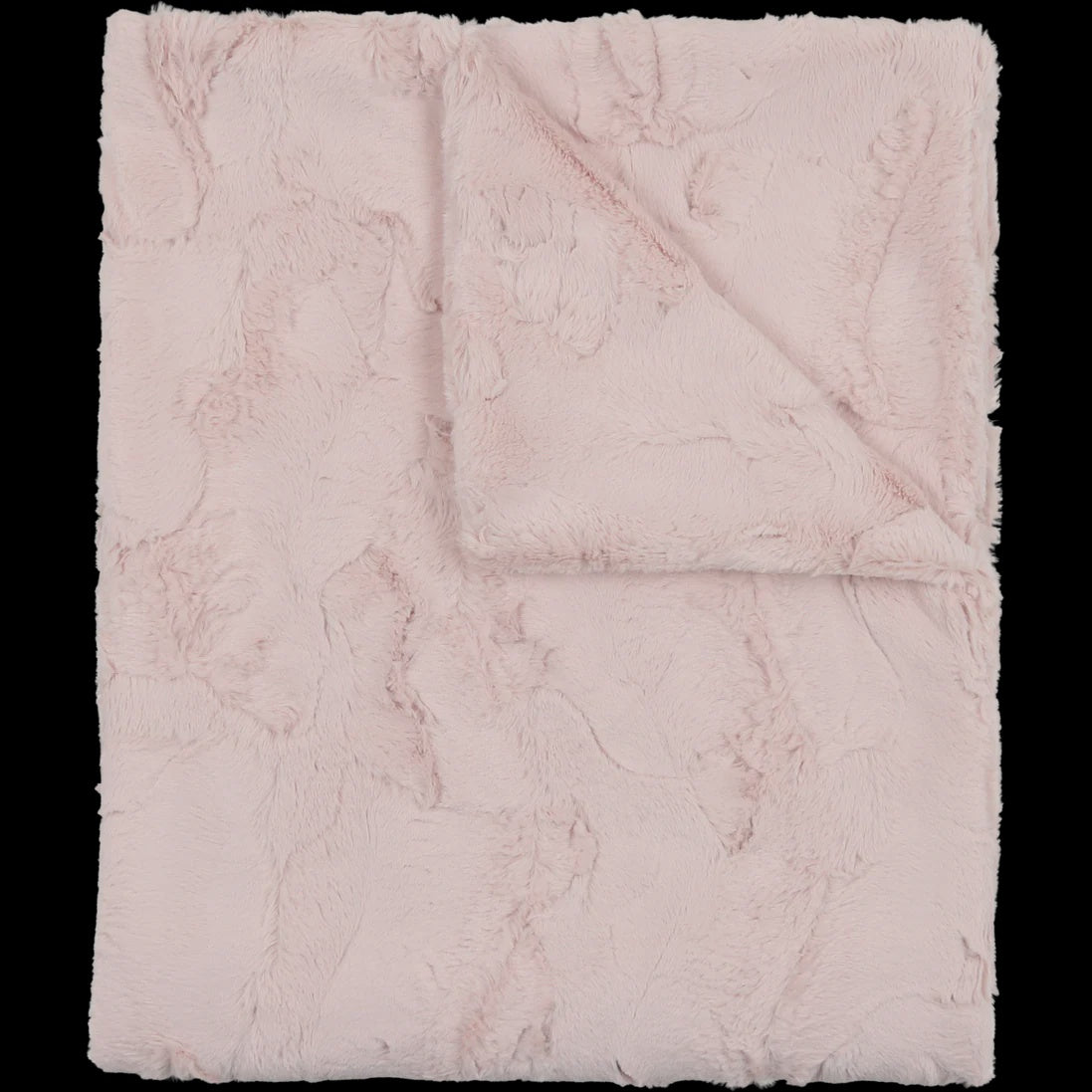 Peluche Lux Fur Icy Rose Double Sided Blanket