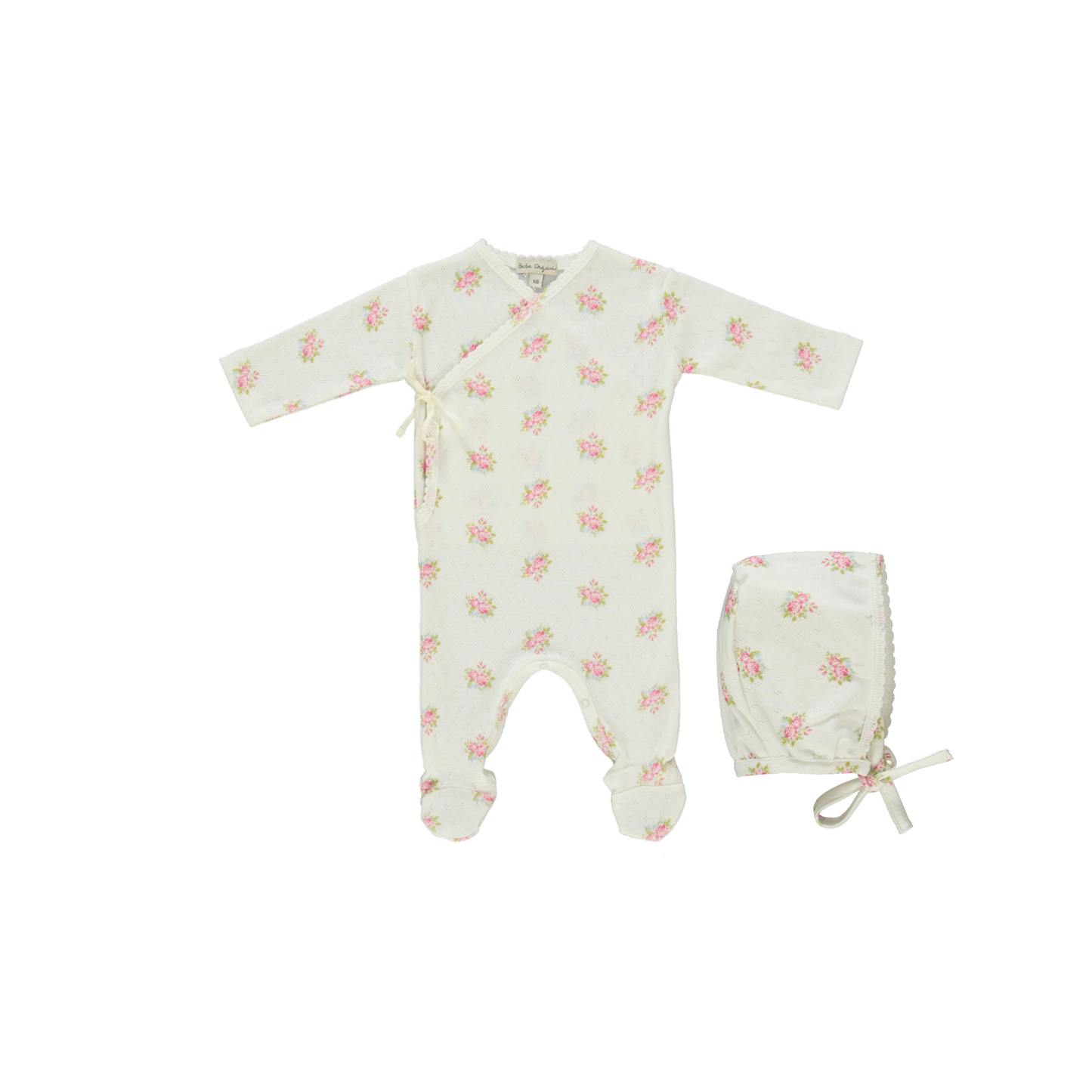 Bebe Organic Lisa Wrap Footie Set