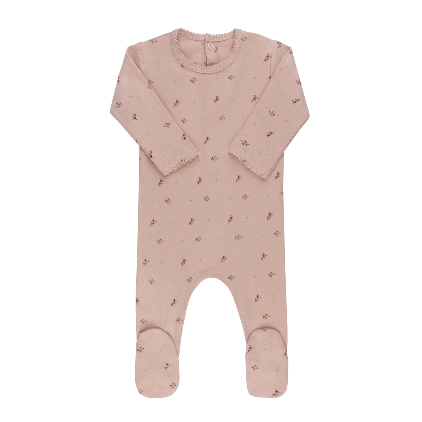 Aurora By Ely's & Co. Floral Printed Footie