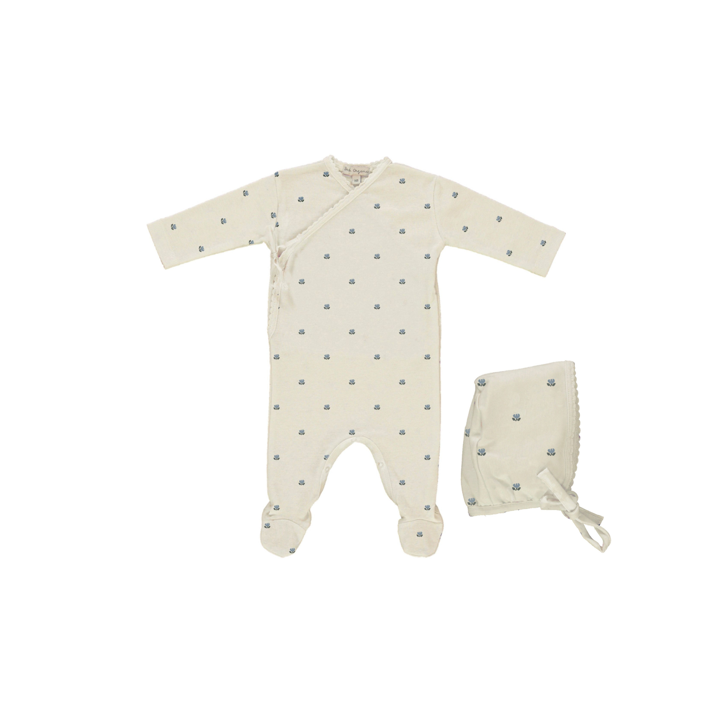 Bebe Organic Rosie Wrap Footie Set