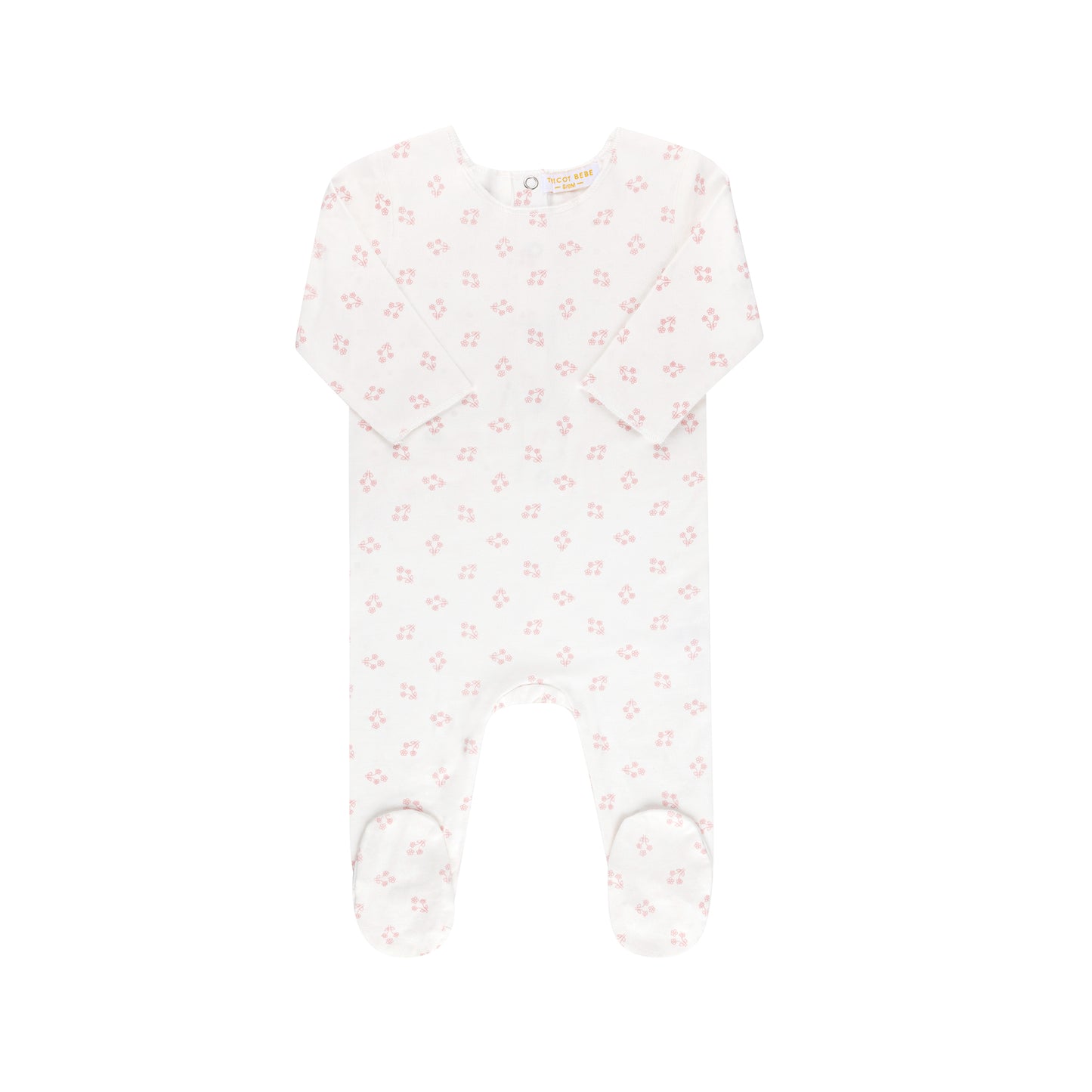 Tricot Ditsy Printed Footie