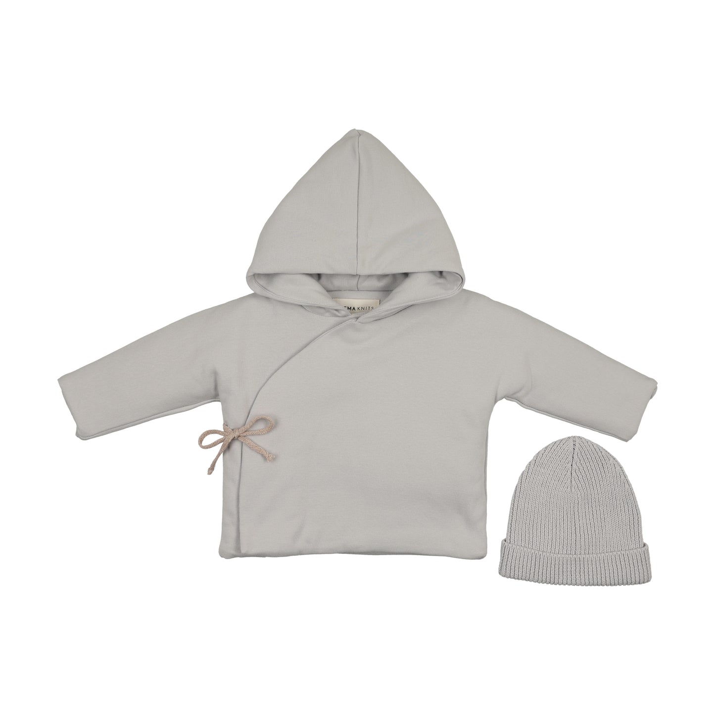 Mema Knits Quilted Jacket + Knit Beanie