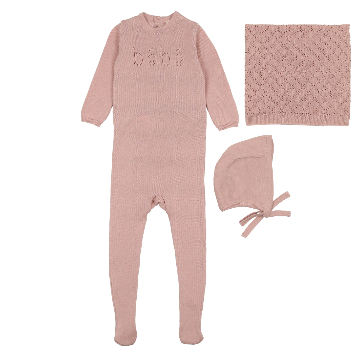 Mema Knits Bebe Knit Layette Set