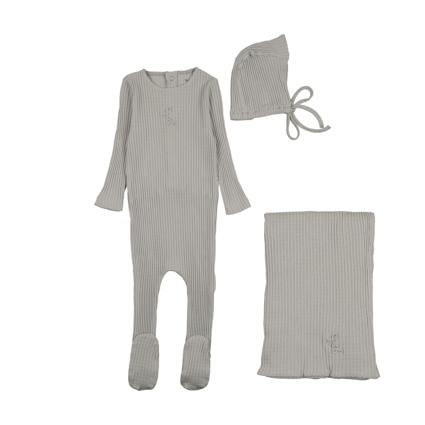 Bee and Dee Dainty Rope Pointelle Layette Set