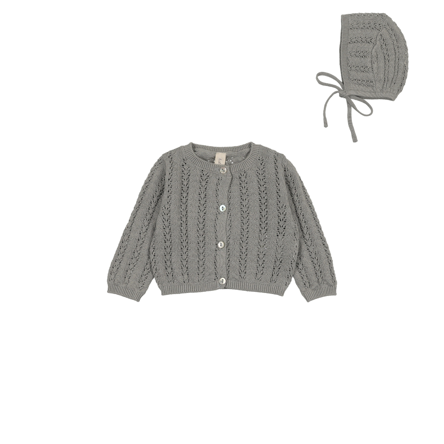 Lilette Crochet Knit Shrug + Bonnet