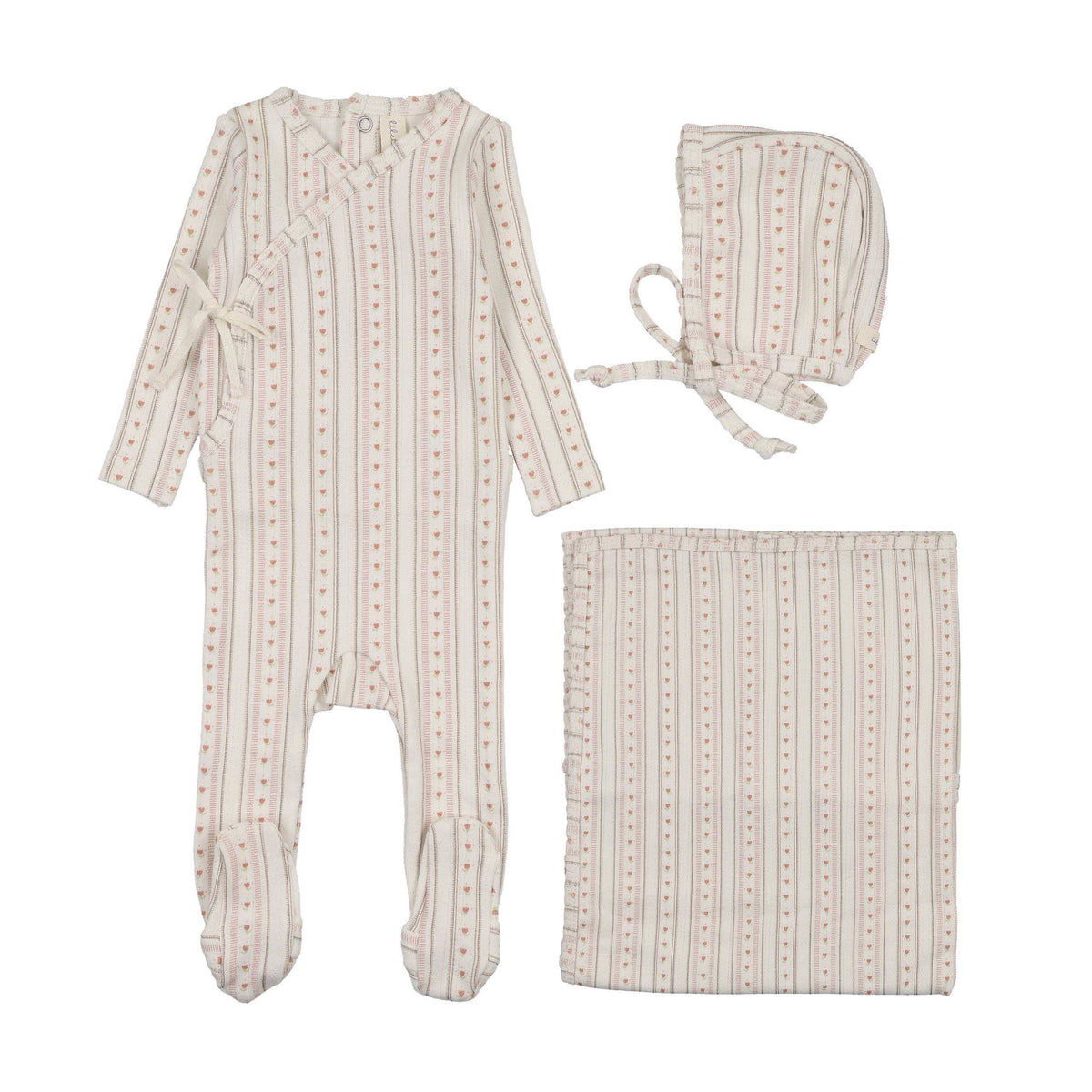 Lilette Linear Printed Layette Set AW26