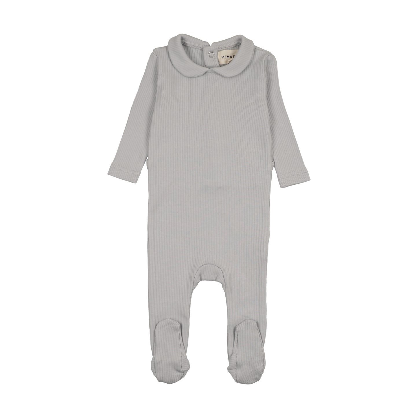 Mema Knits Rib Collared Footie