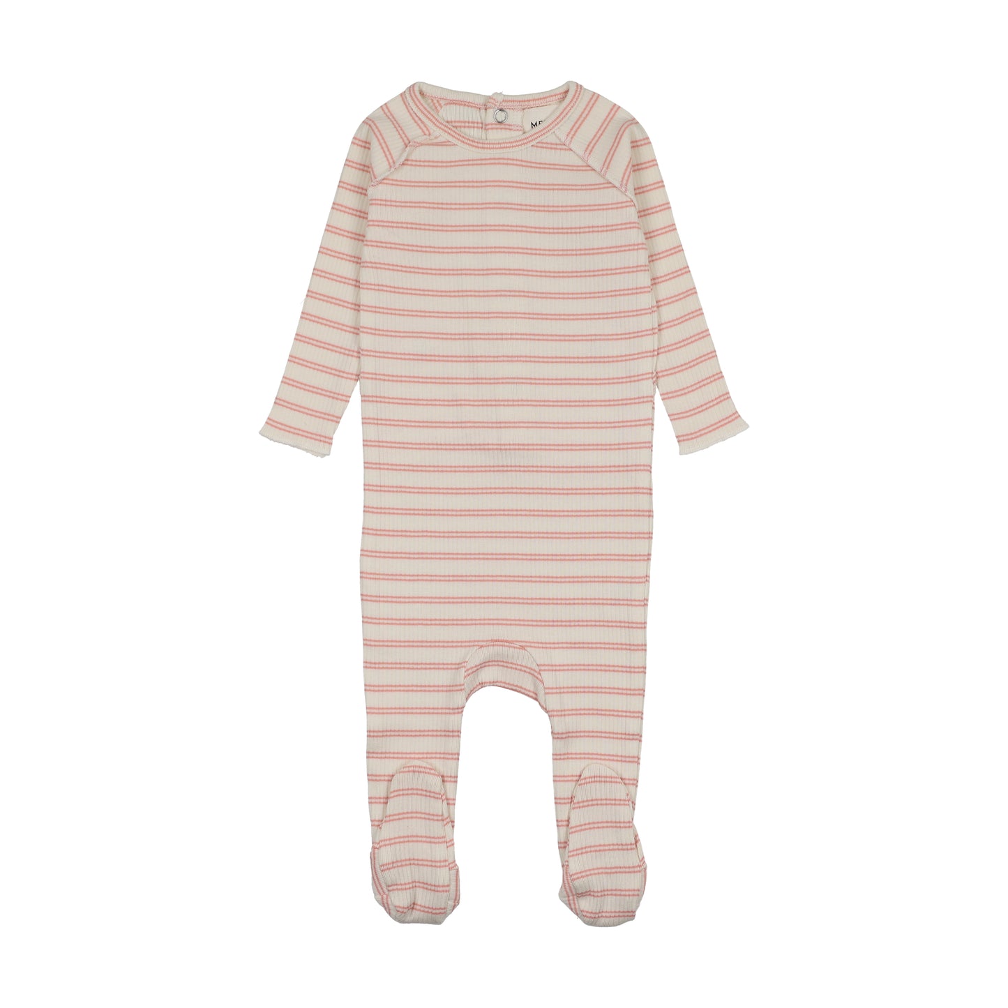 Mema Knits Rib Stripe Footie