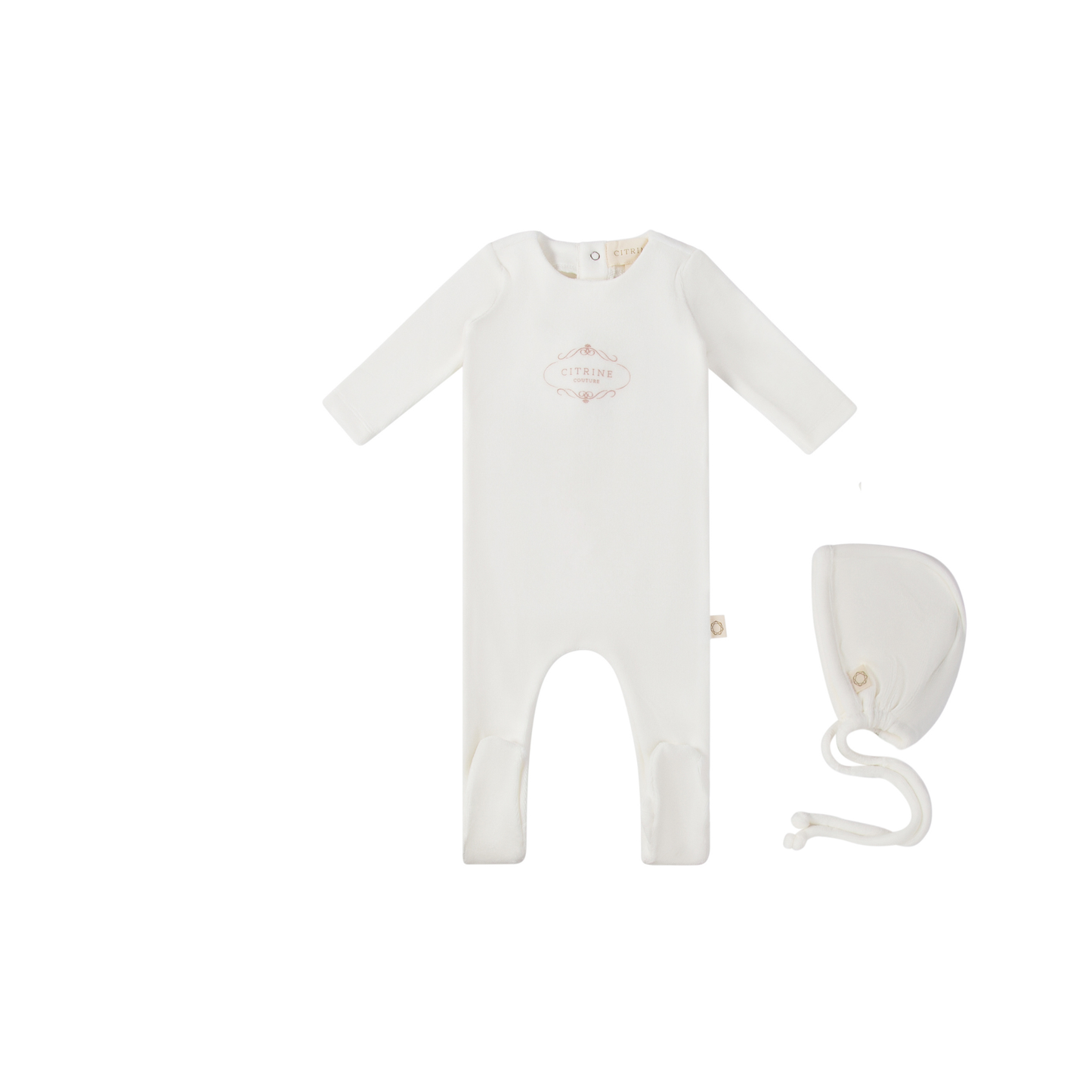 Citrine Frame Footie Set