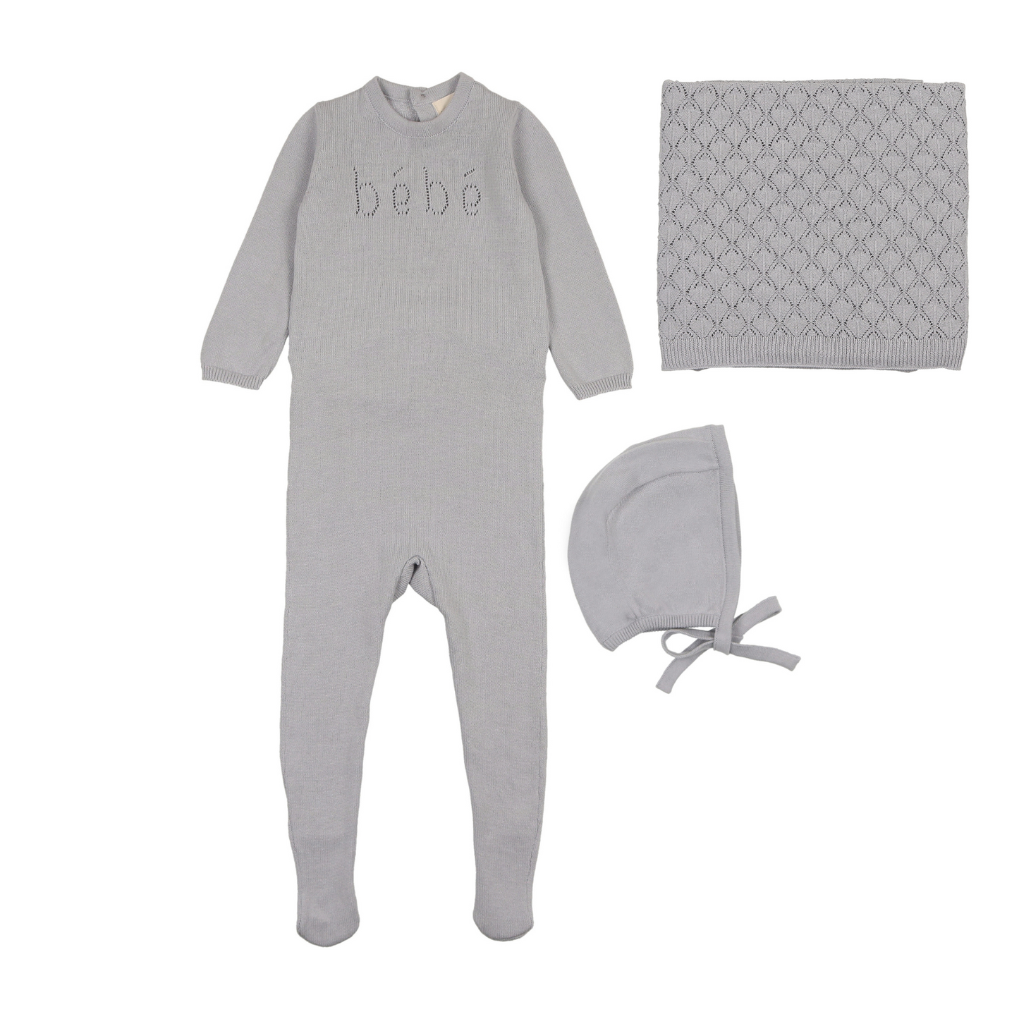 Mema Knits Bebe Knit Layette Set