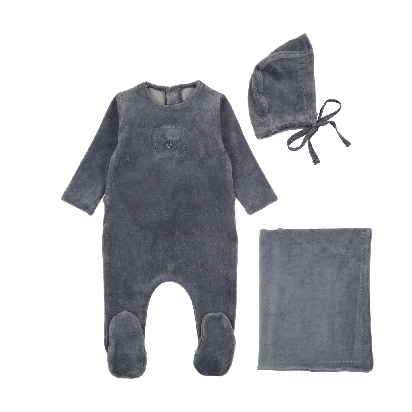 Bee and Dee Cute As A Button Layette Set