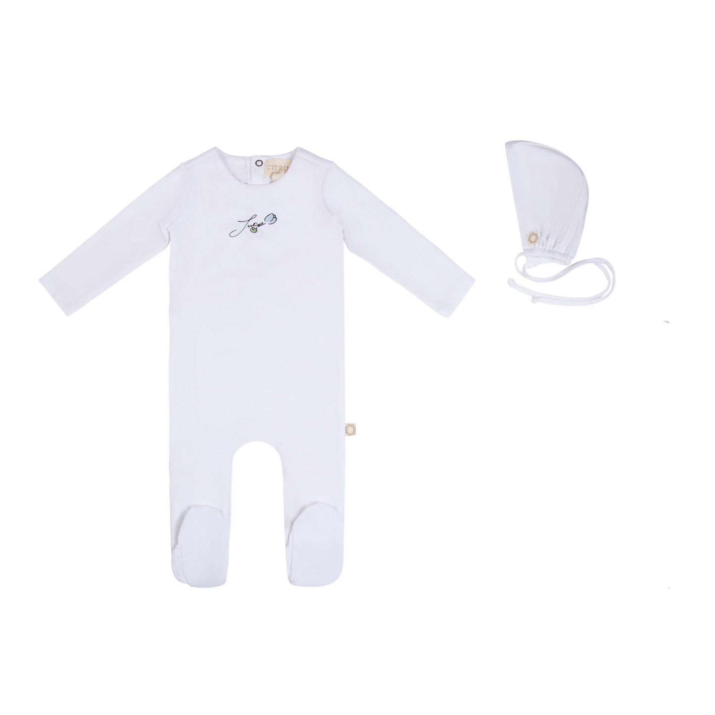 Citrine Elegant Tulip Footie Set