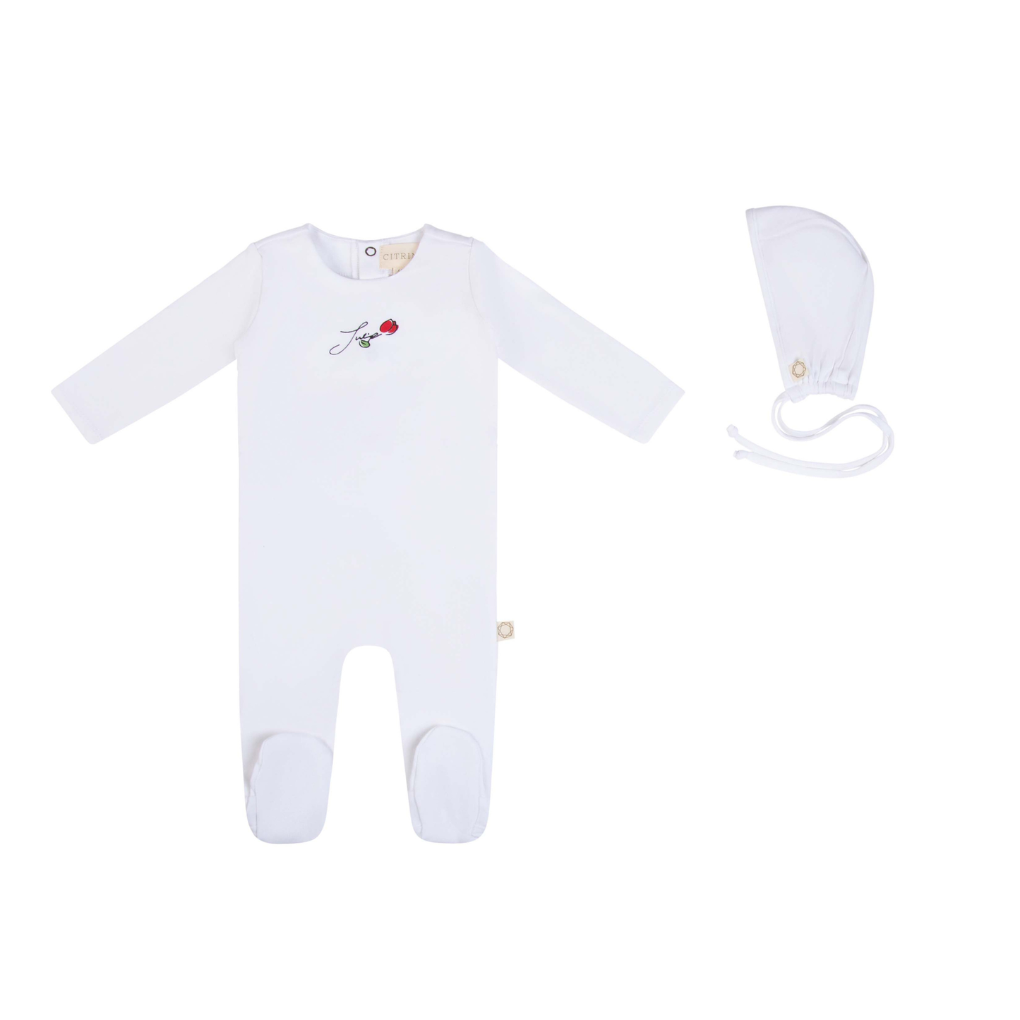 Citrine Elegant Tulip Footie Set