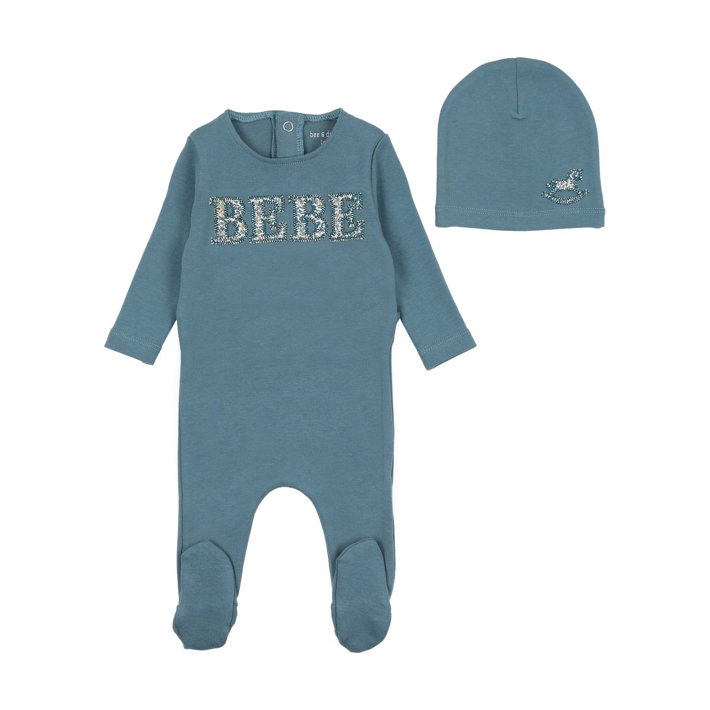 Bee and Dee Bebe Ditsy Footie Set
