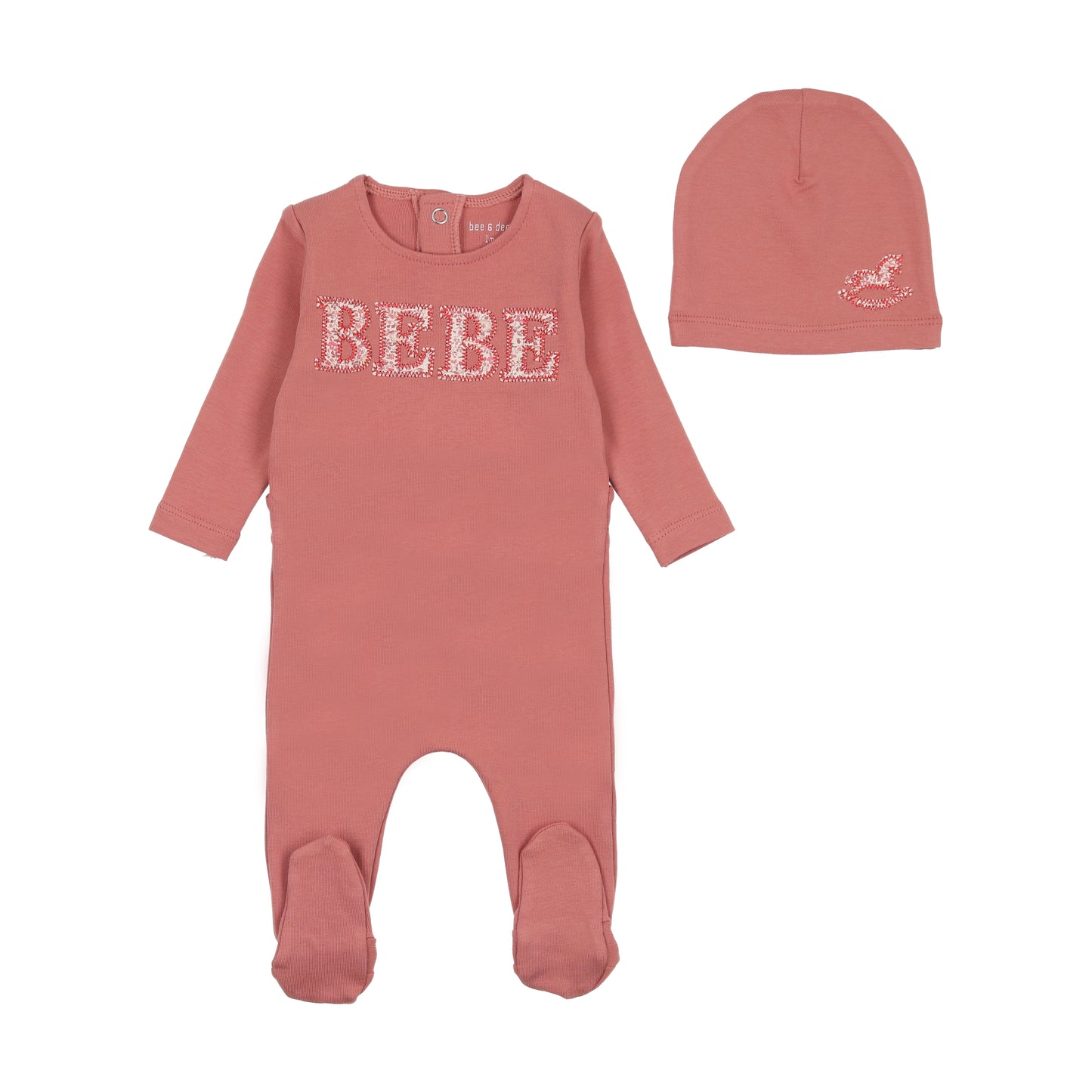 Bee and Dee Bebe Ditsy Footie Set