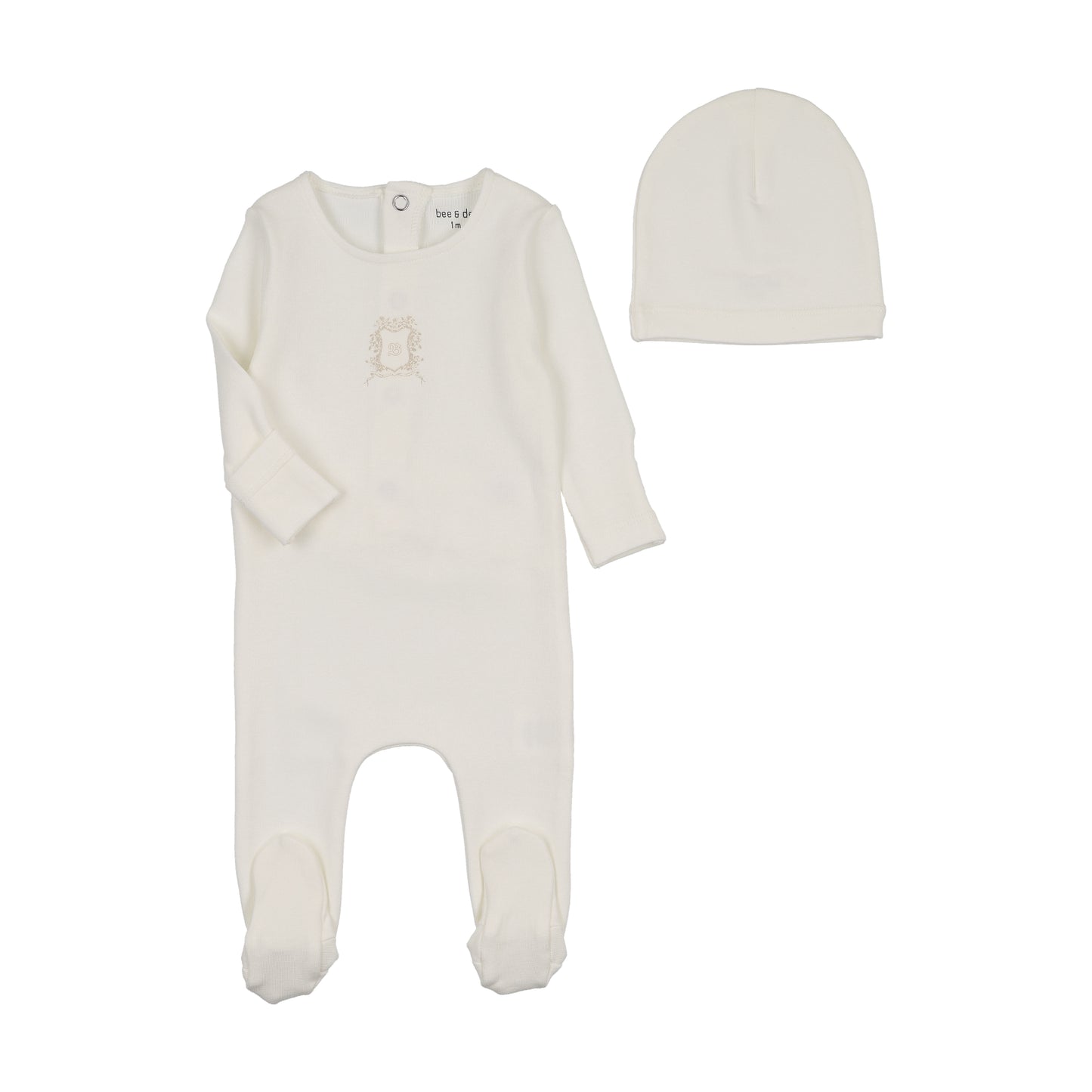 Bee and Dee Crest Footie Set