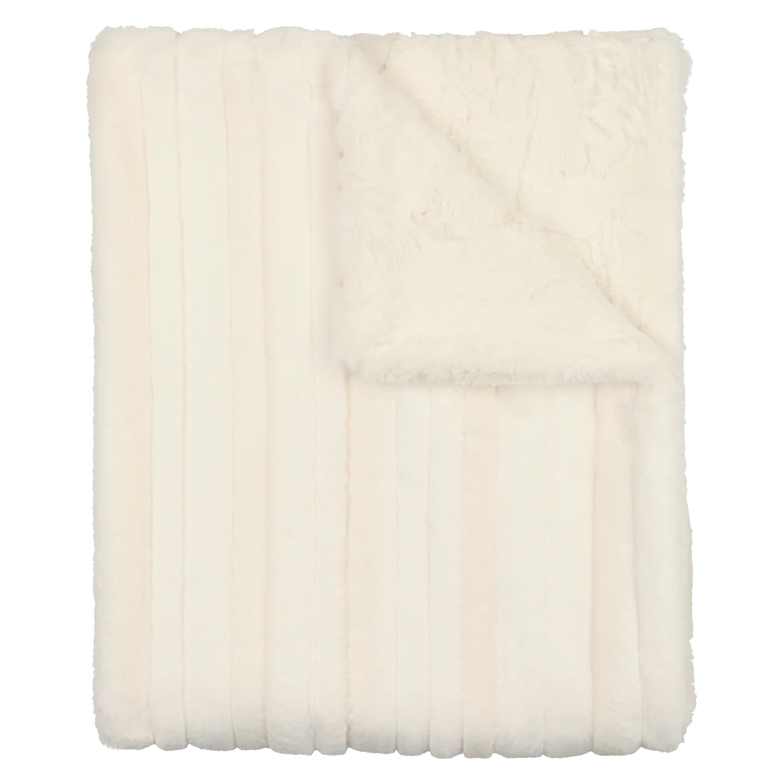 Peluche Lux Fur Paneled Blanket