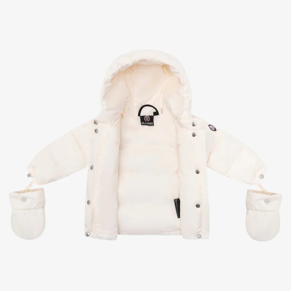 Ellabee Quincy Enfant Down Jacket Off White