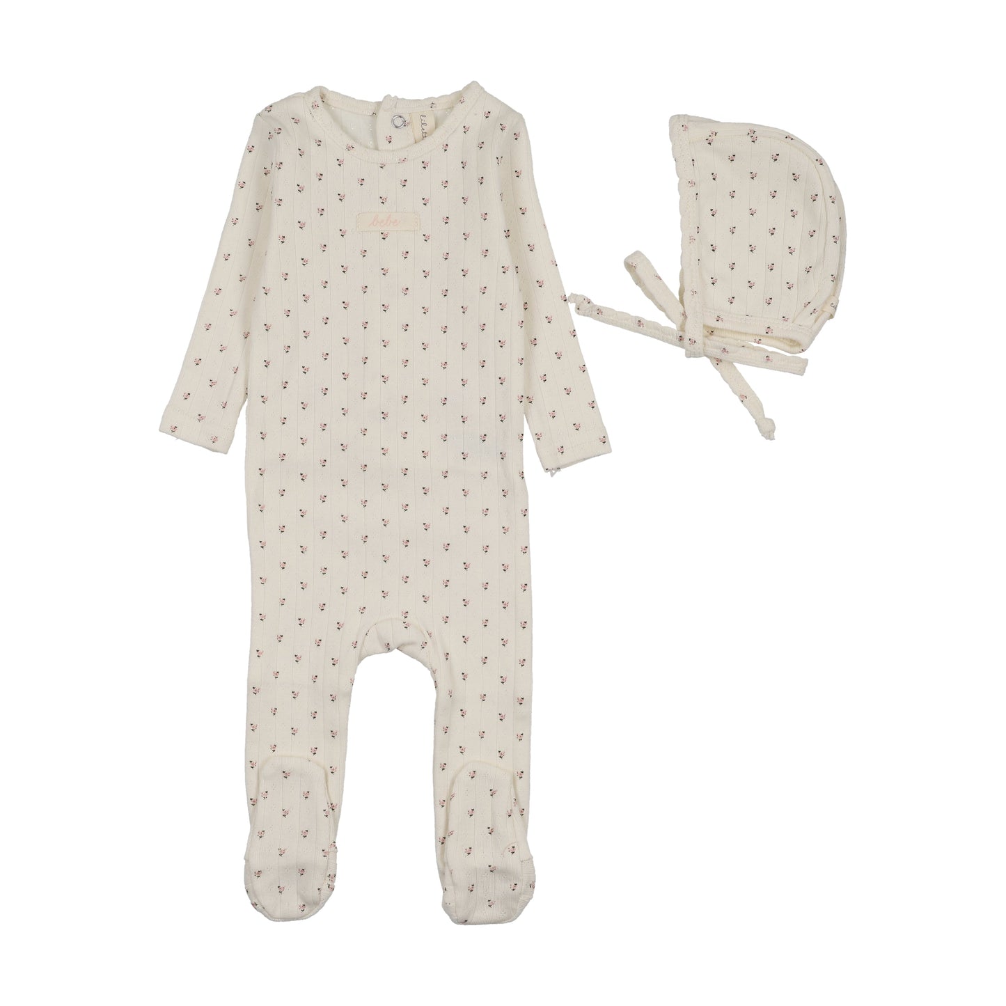Lilette Floret Print Footie Set