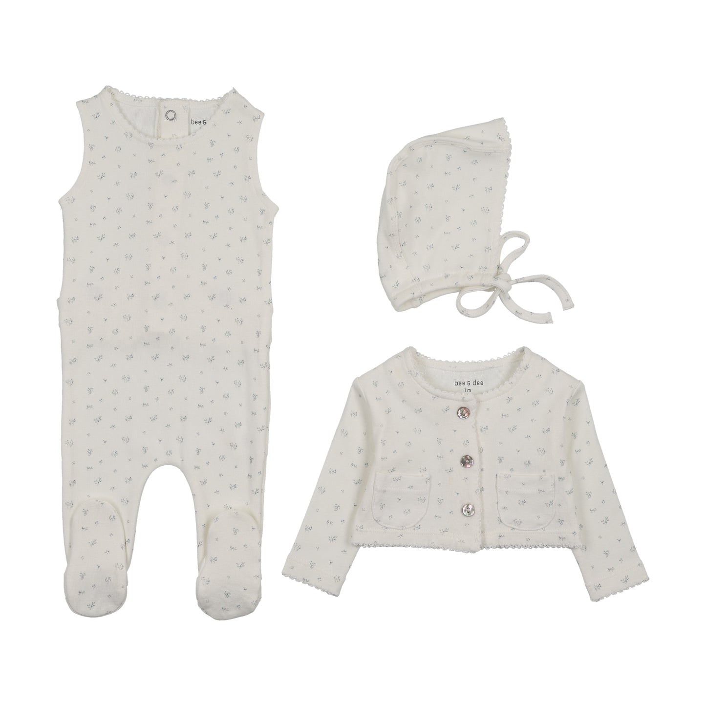 Bee and Dee Floral Cardigan Outfit