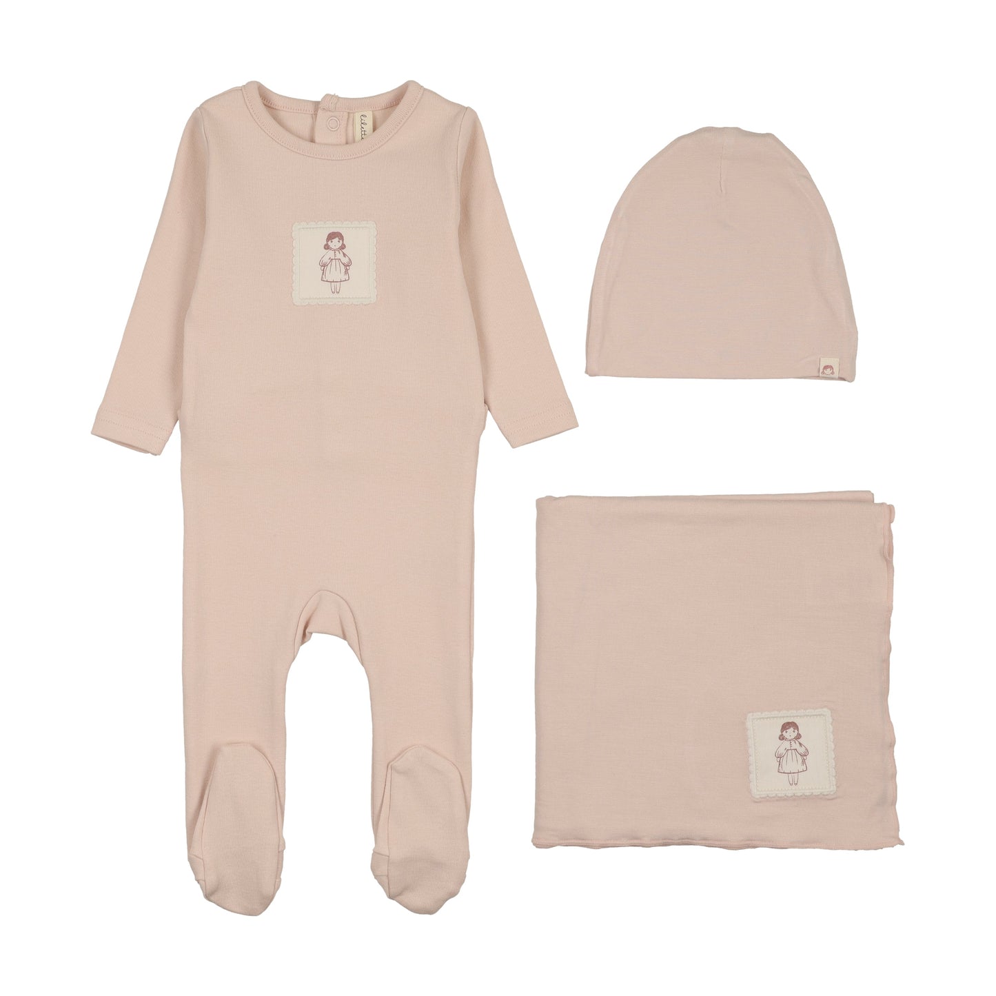 Lilette Graphic Tag Layette Set