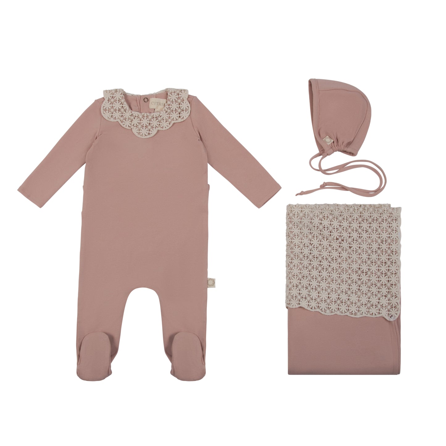Citrine Mini Daisy Layette Set