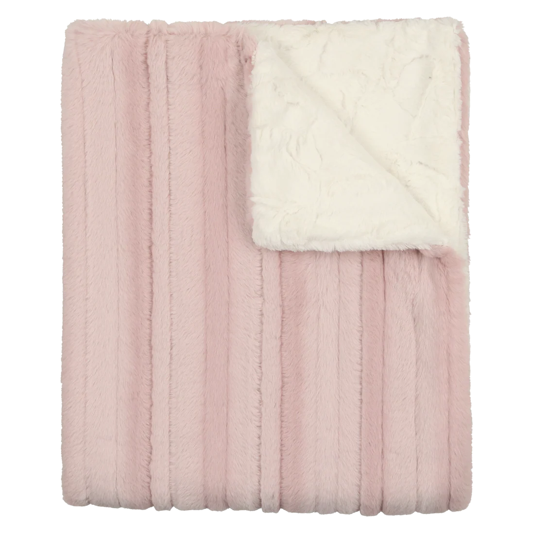 Peluche Lux Fur Paneled Blanket
