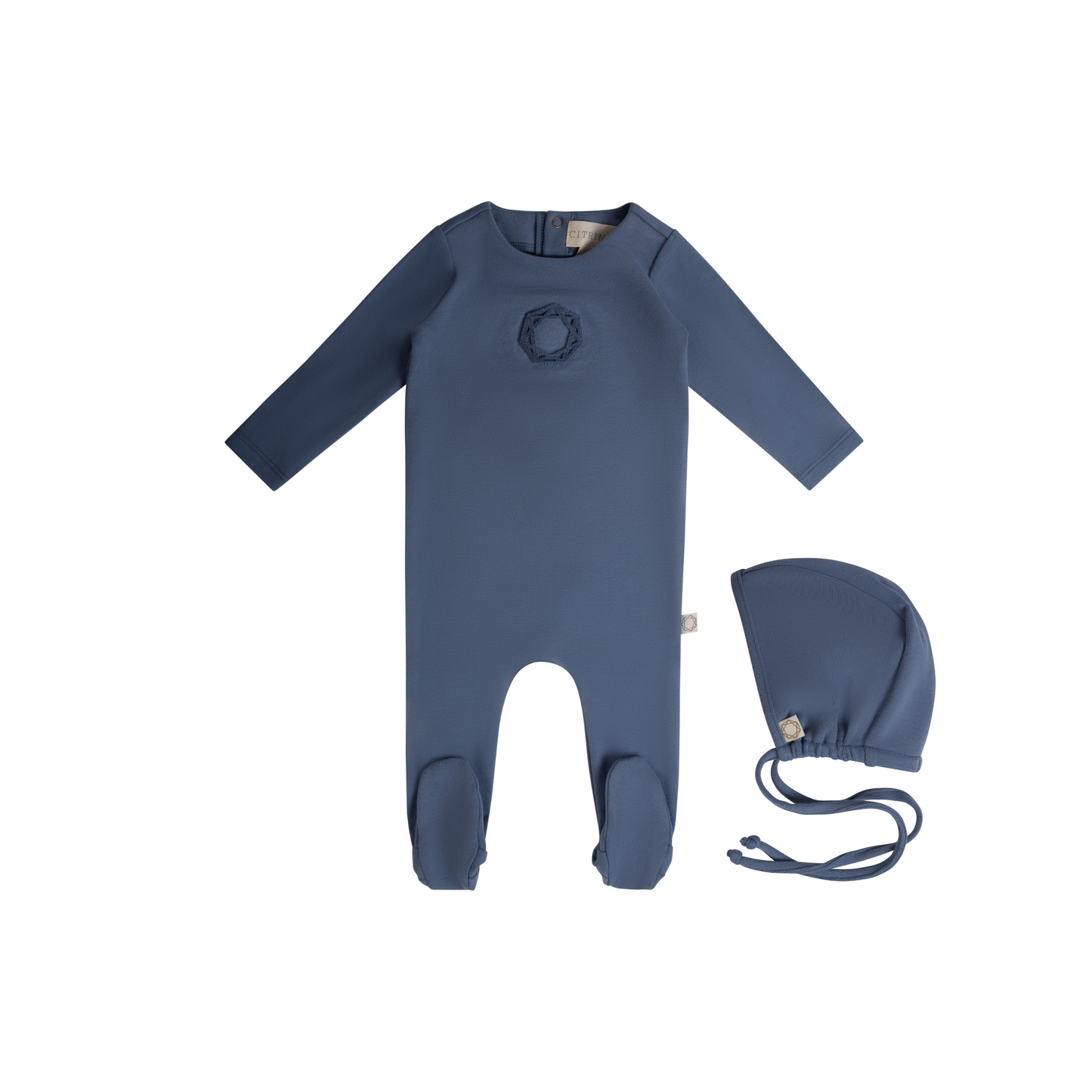 Citrine Logo Footie Set Aw24