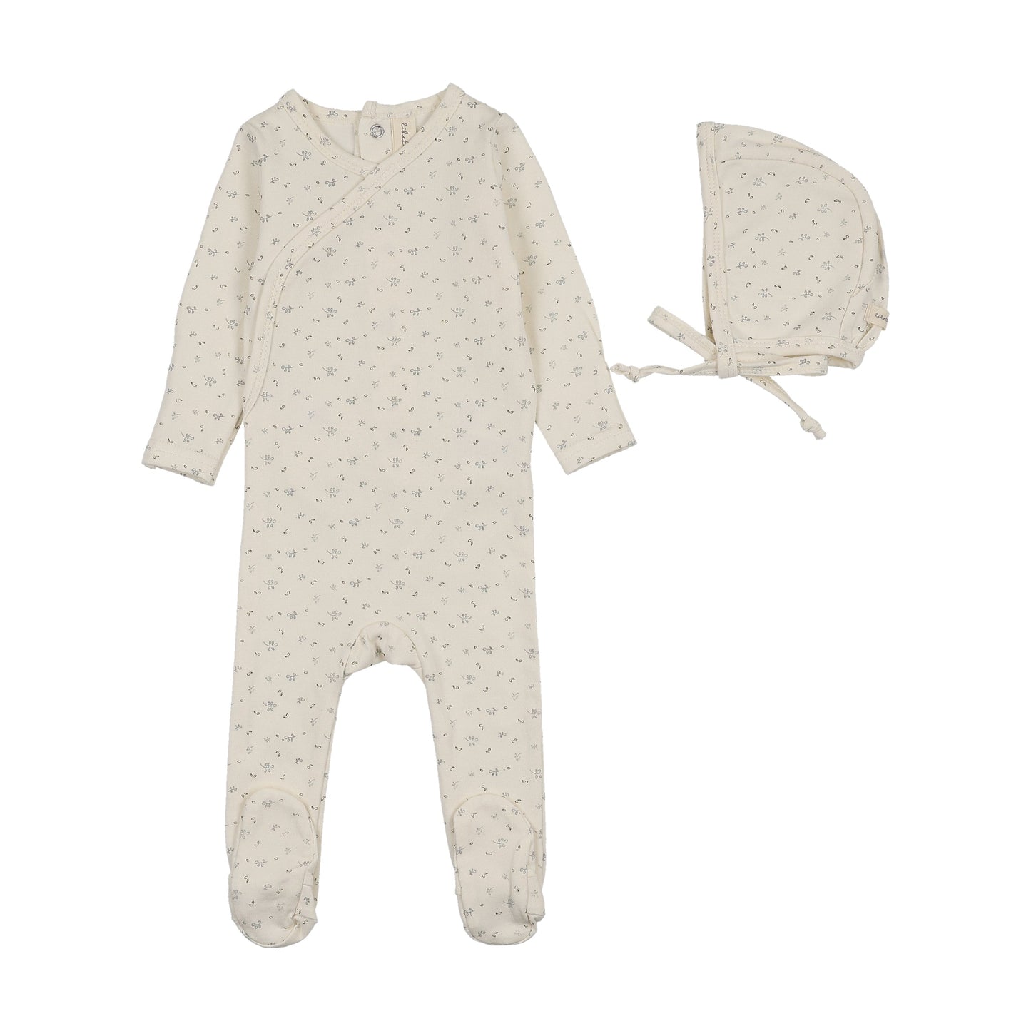 Lilette Printed Wrapover Footie Set SS26