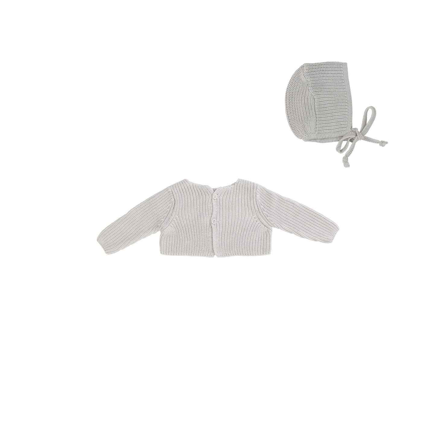 Lilette Chunky Knit Shrug + Bonnet