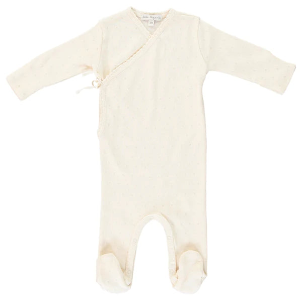 Bebe Organic Bebe Warp Overall Footie