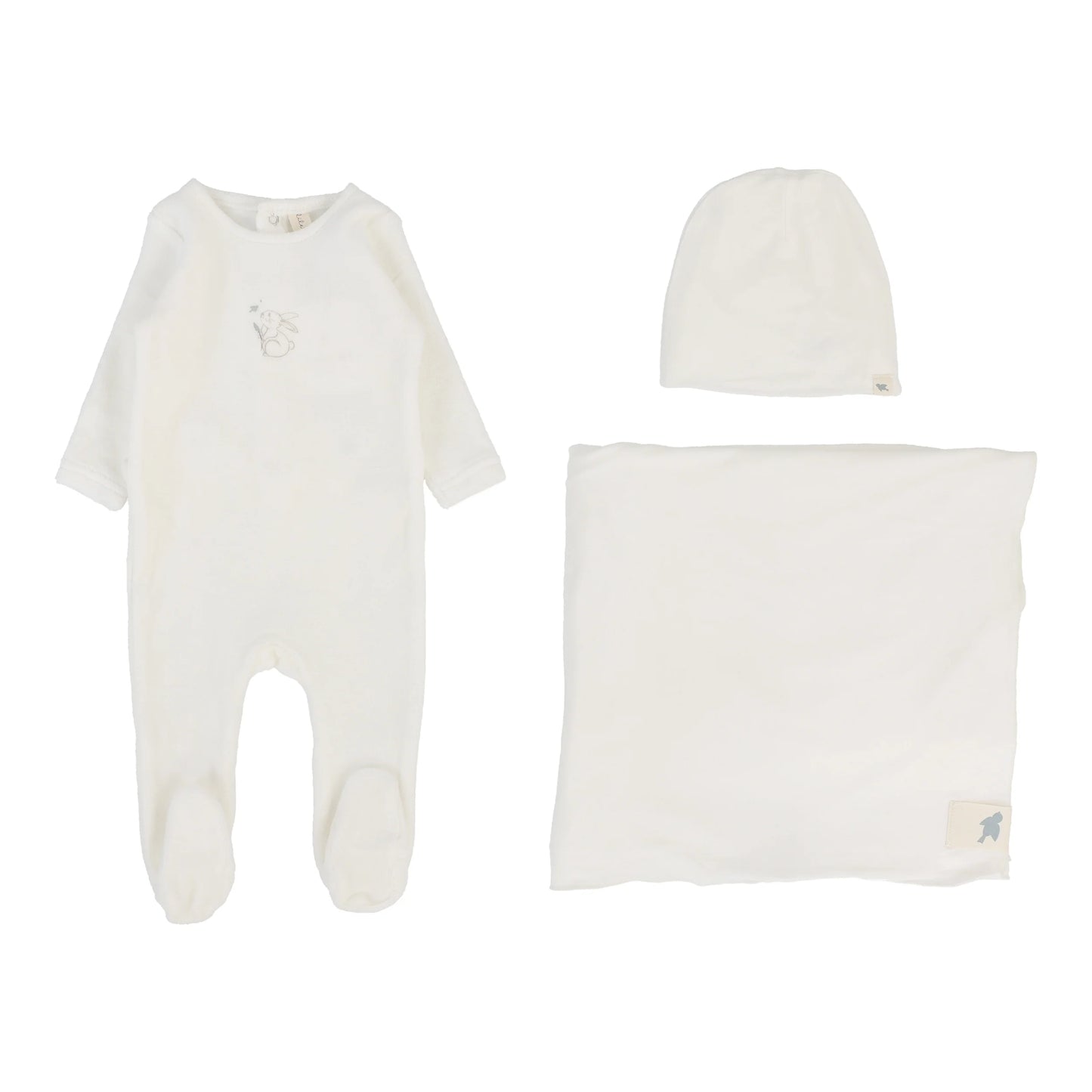 Lilette Velour Forest Graphic Layette Set