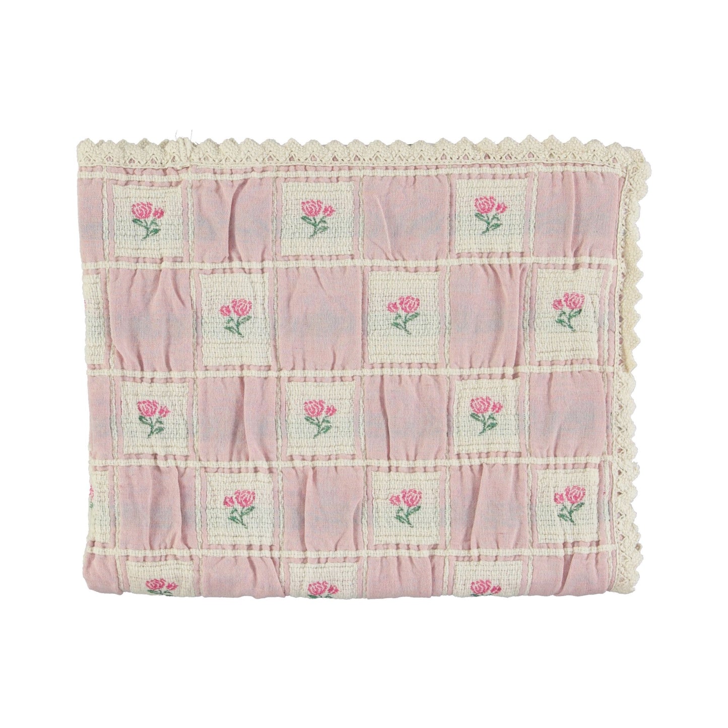 Bebe Organic Rosetta Vintage Patchwork Blanket