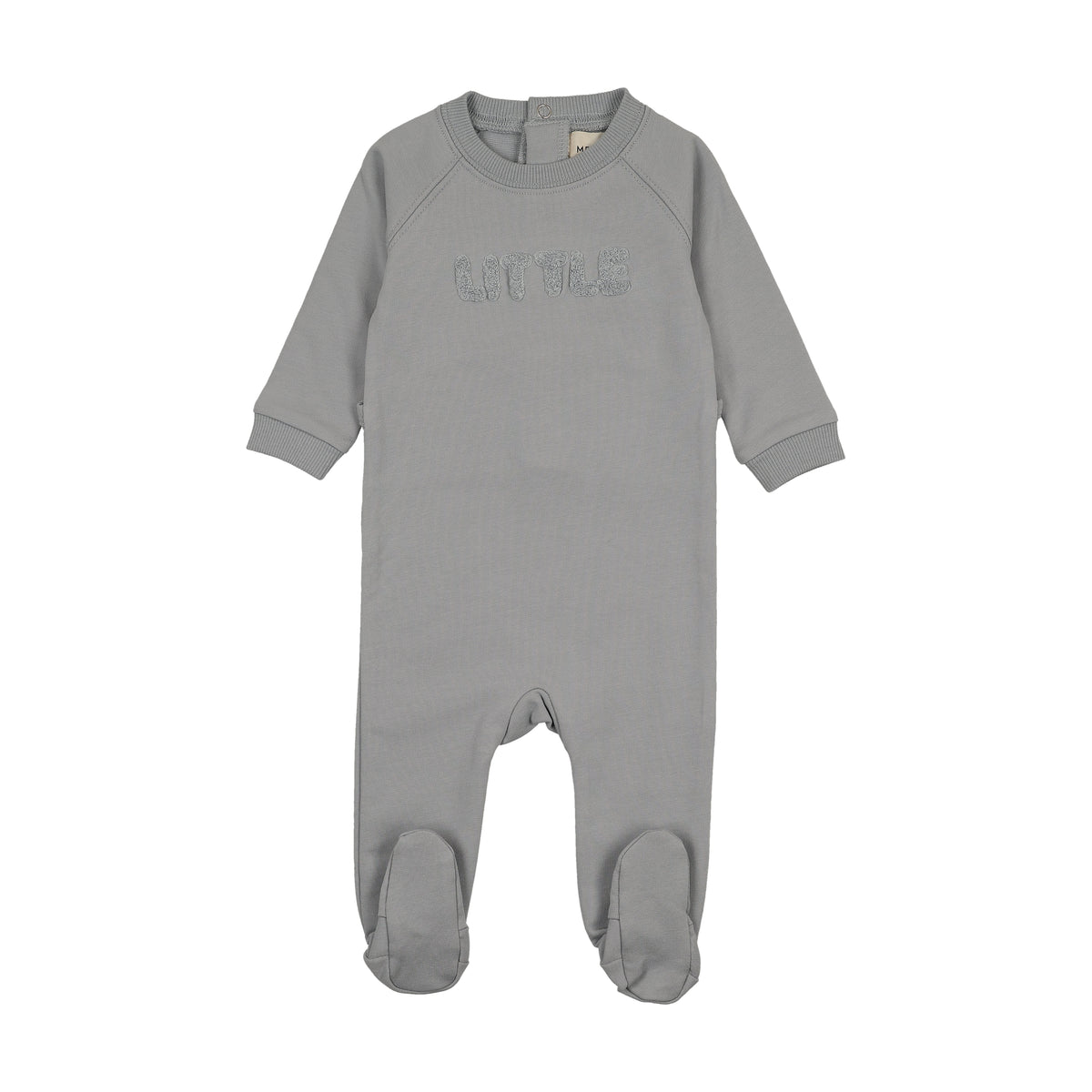 Mema Knits Sherpa Wordart Footie