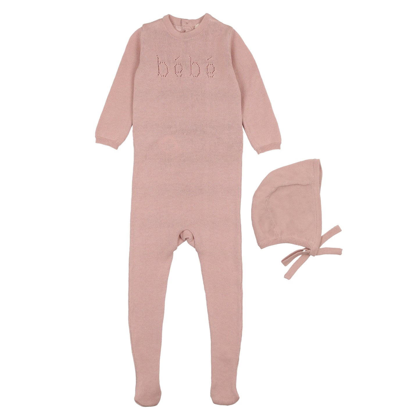 Mema Knits Bebe Knit Footie Set