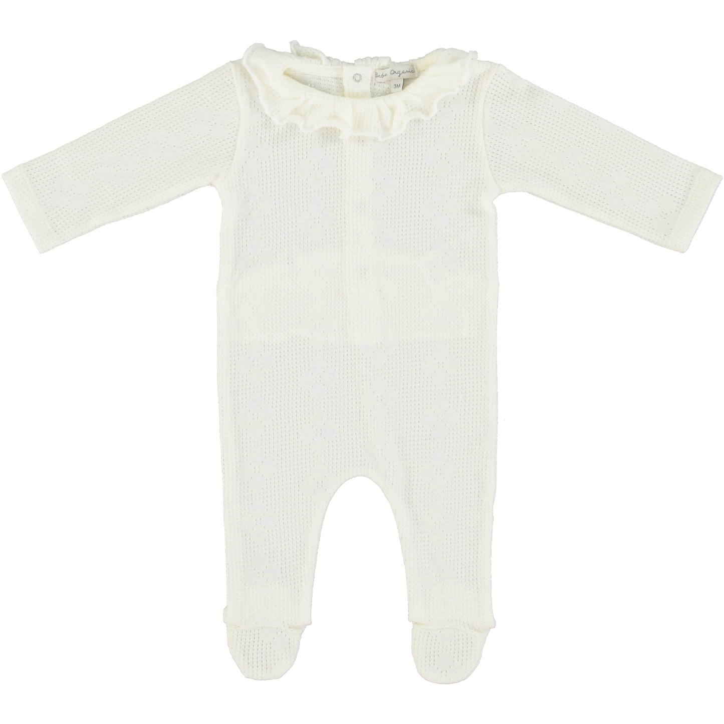 Bebe Organic Blooms Collar Footie