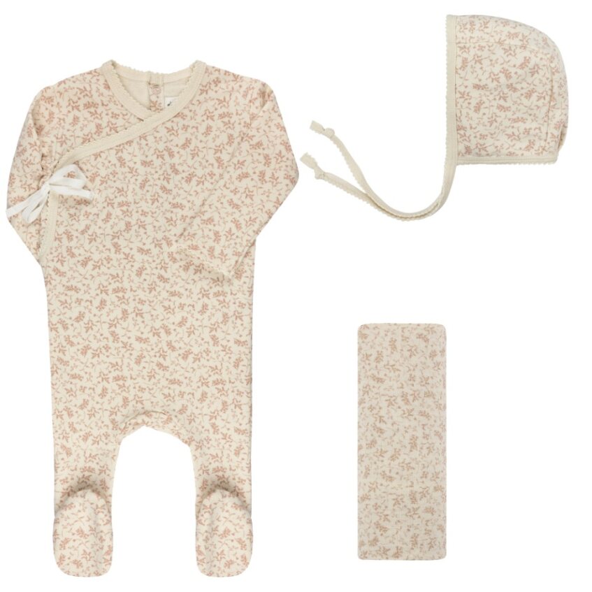 Ely's & Co. Vine Layette Set