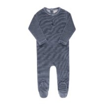 Ely's & Co. Velour Stripe Footie