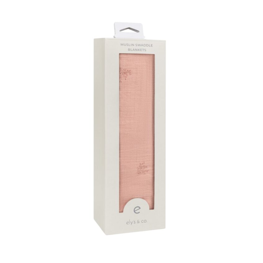 Ely's & Co. Leaf Pattern Swaddles