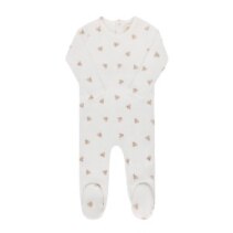 Ely's & Co. Velour Leaf Footie