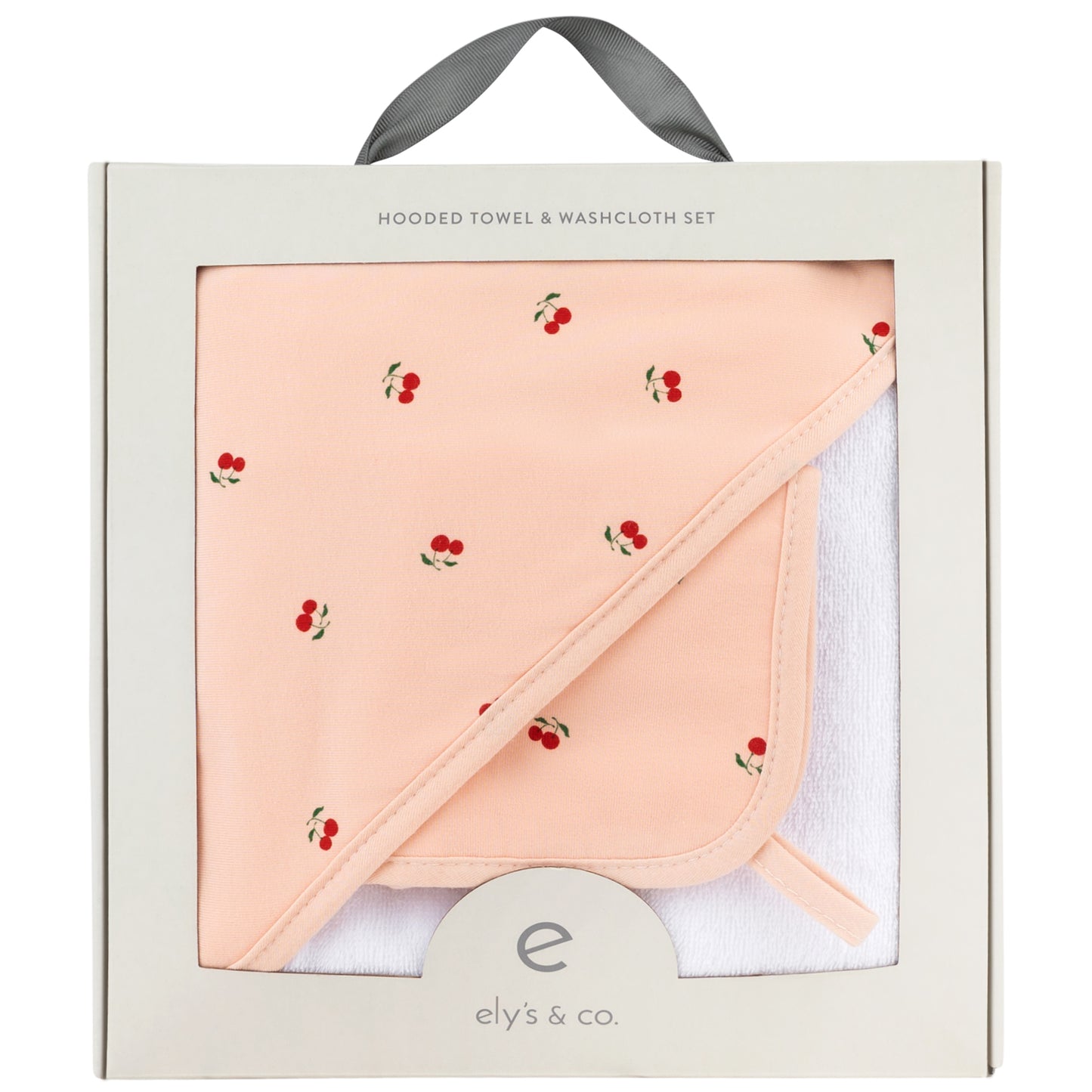 Ely's & Co. Hooded Towel and Washcloth Set