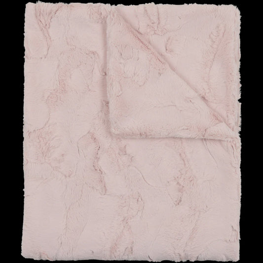 Peluche Lux Fur Icy Rose Double Sided Blanket