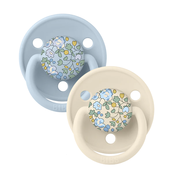 Bibs x Liberty De Lux 2 Pack Eloise - Baby Blue Mix