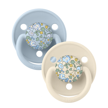 Bibs x Liberty De Lux 2 Pack Eloise - Baby Blue Mix