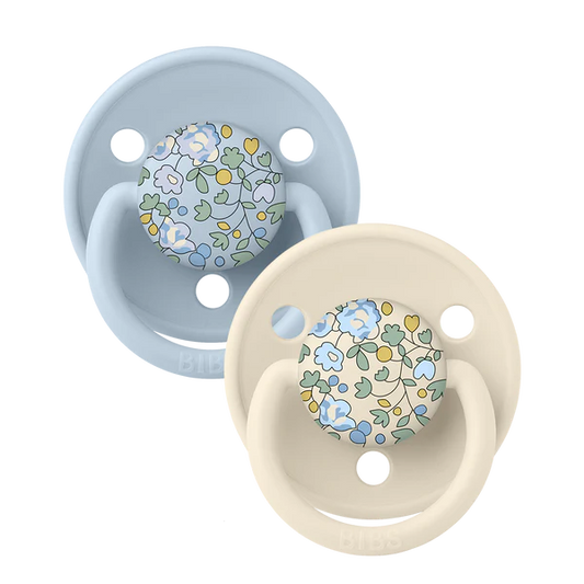 Bibs x Liberty De Lux 2 Pack Eloise - Baby Blue Mix