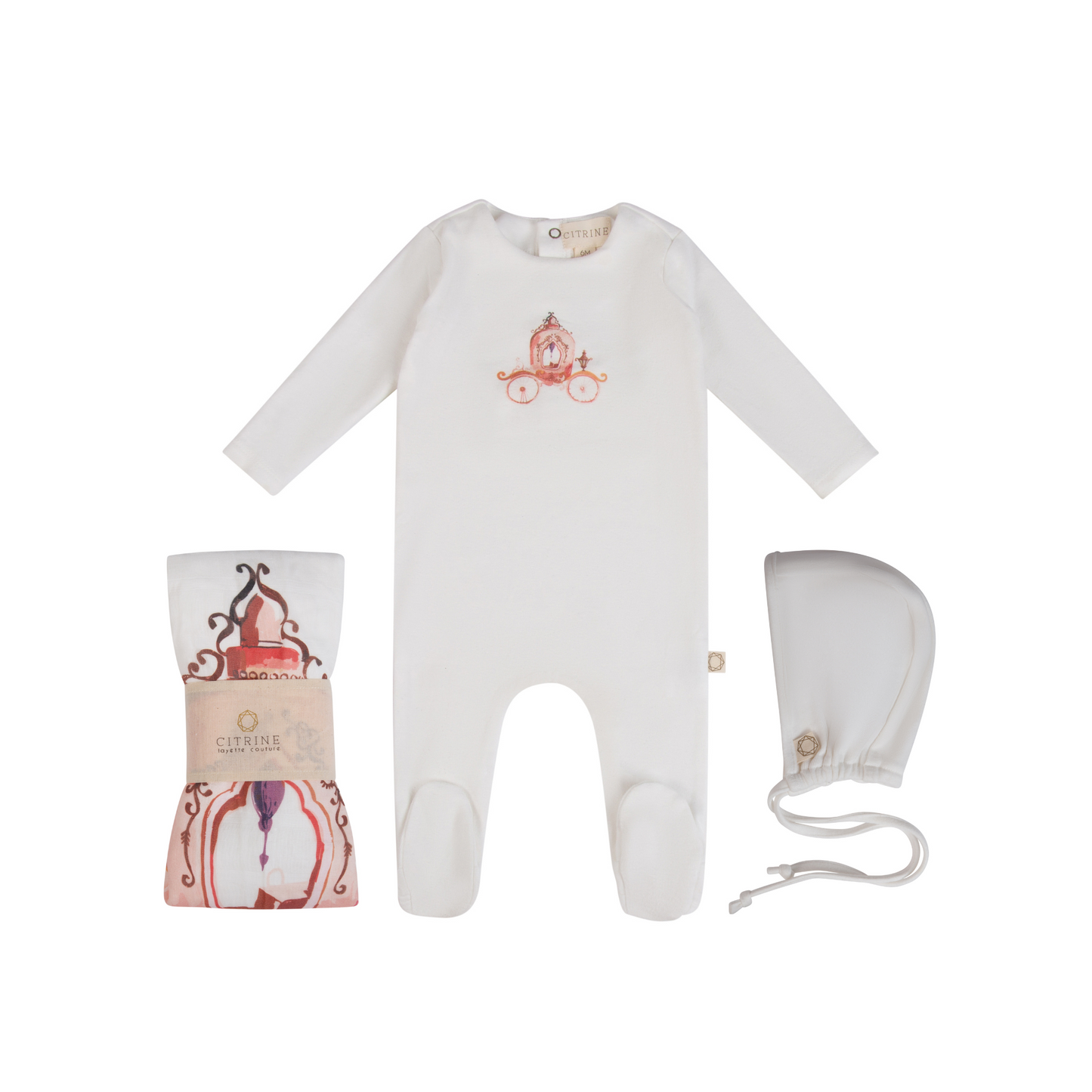 Citrine Vintage Carriage Layette Set