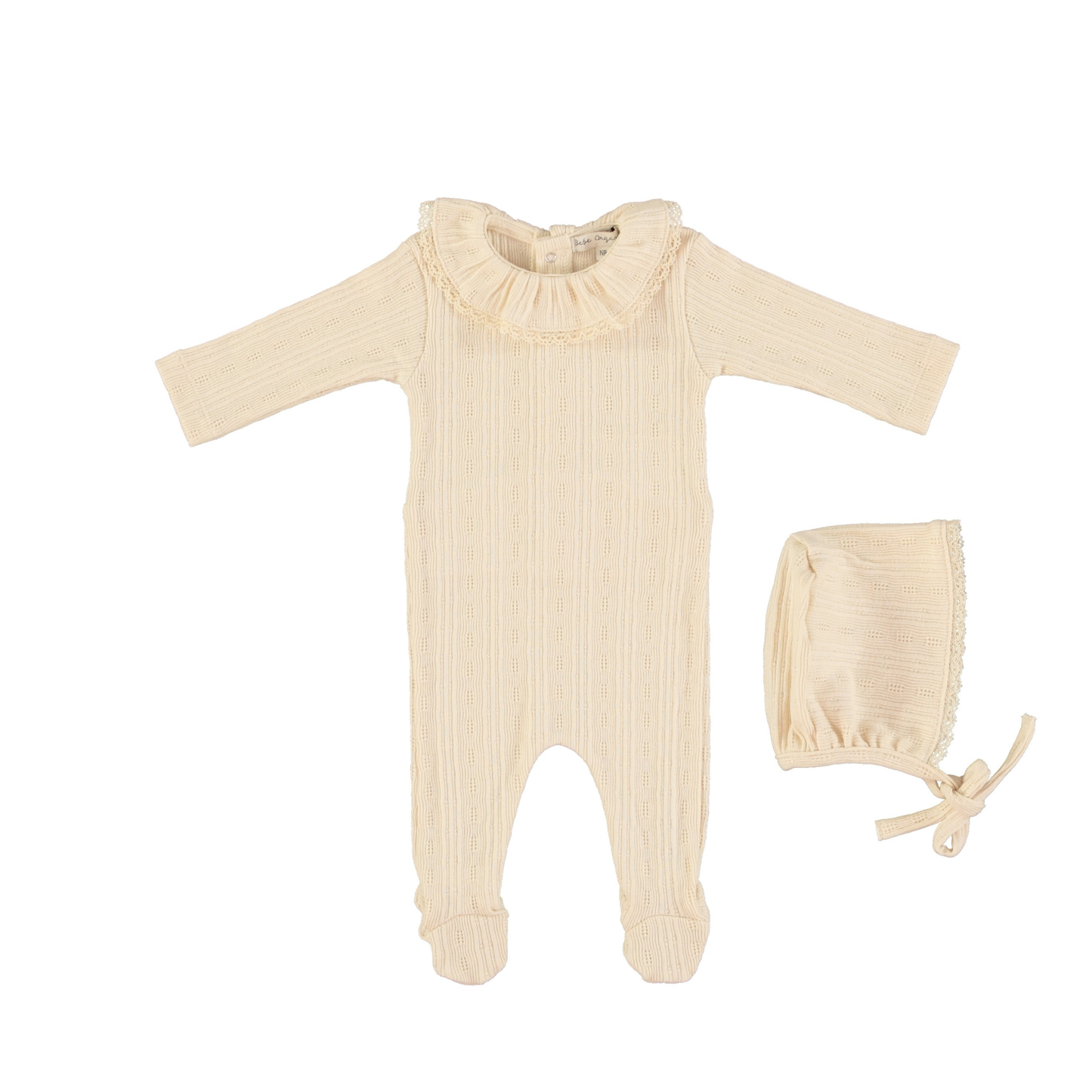 Bebe Organic Collar Footie Set