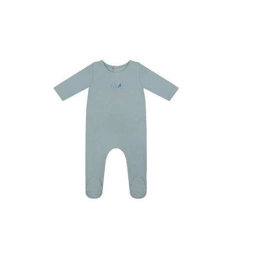 Tricot Bebe Organic Watercolor Footie