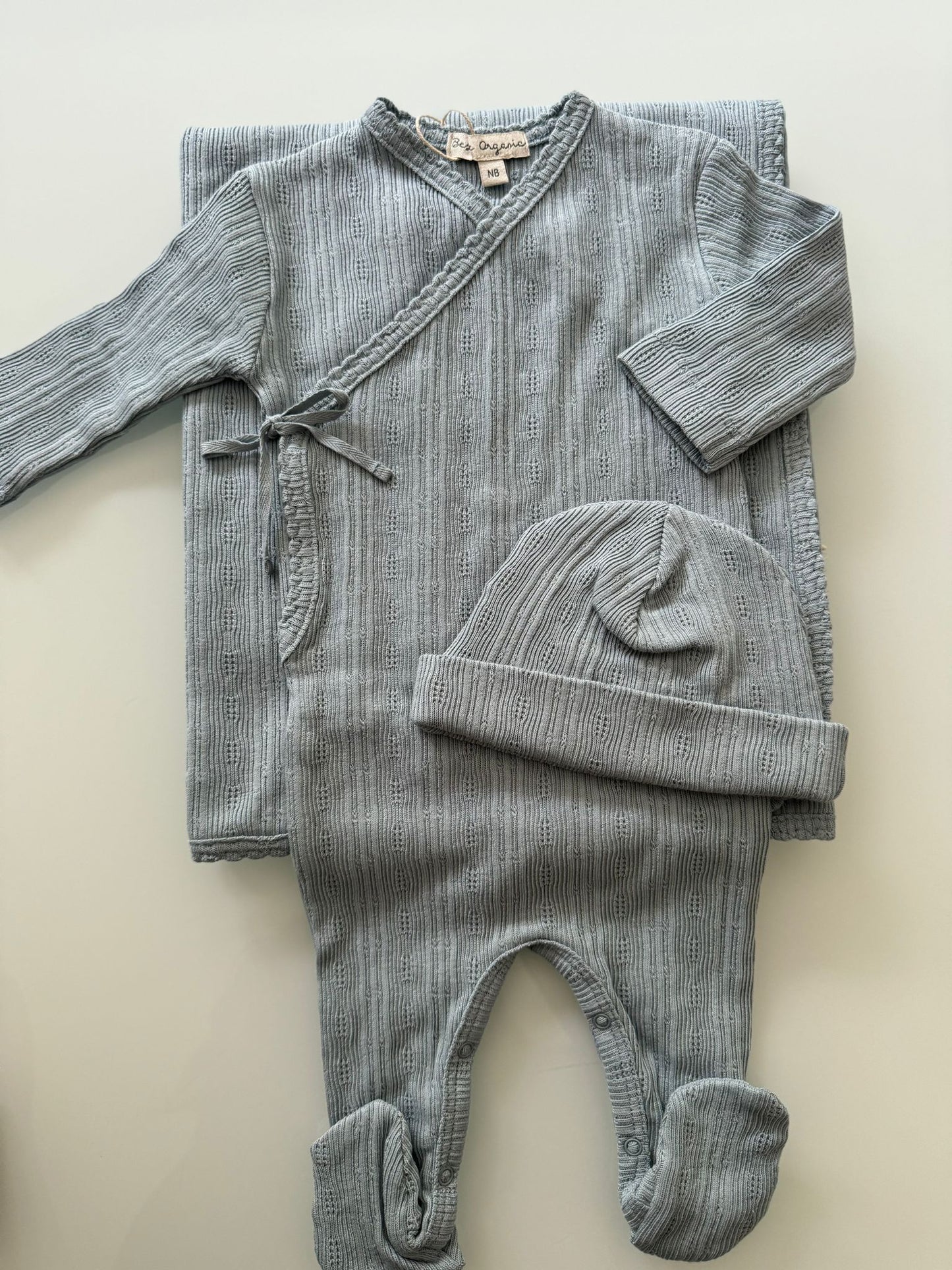 Bebe Organic Wrap Layette Set